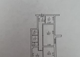 Продается 2-ком. квартира, 70.1 м2, посёлок Тазовский, улица Калинина, 7Б