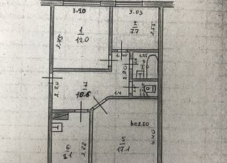 Продаю 3-комнатную квартиру, 62 м2, город Лаишево, улица Лебедевой, 38А