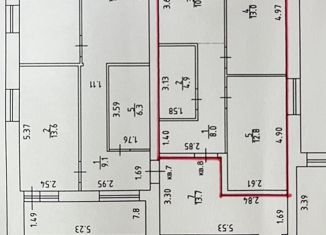 2-комнатная квартира на продажу, 54 м2, Удмуртия, улица 70 лет Октября, 13А