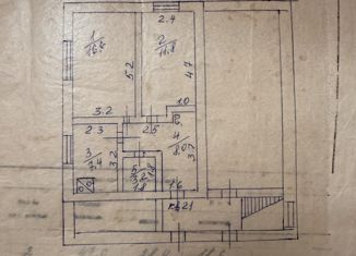 Продается 2-ком. квартира, 47 м2, село Дубовское, переулок Герцена, 75