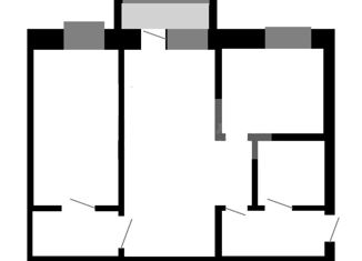 Двухкомнатная квартира на продажу, 42 м2, Череповец, улица Мира, 15