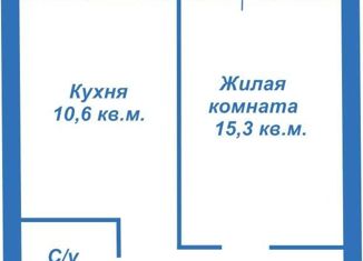 Продам однокомнатную квартиру, 41 м2, Благовещенск