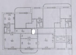 Продаю 3-ком. квартиру, 76.3 м2, Пермский край, улица Строителей, 1