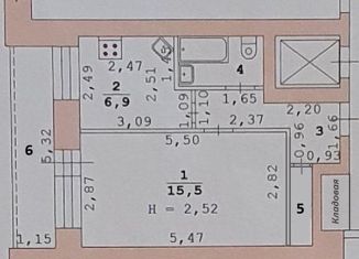 Продается 1-комнатная квартира, 31.5 м2, Екатеринбург, метро Чкаловская, улица Олега Кошевого, 36