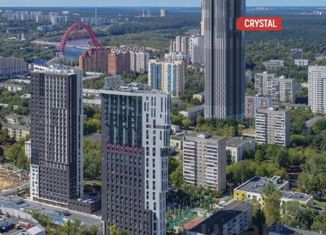 Двухкомнатная квартира на продажу, 53.6 м2, Москва, улица Генерала Глаголева, 14Ак1, ЖК Кристалл