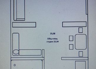 Продам 1-ком. квартиру, 33.4 м2, Новосибирская область, улица Ленина, 130