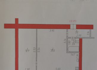 2-ком. квартира на продажу, 44.9 м2, Каменка, улица Чкалова, 32