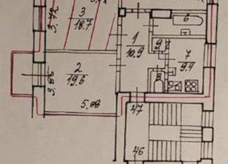 Продажа комнаты, 99.5 м2, Санкт-Петербург, улица Красного Текстильщика, 9-11, метро Новочеркасская