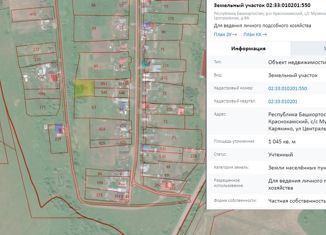 Земельный участок на продажу, 10.5 сот., деревня Карякино, Центральная улица, 8А