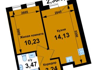 Продажа однокомнатной квартиры, 31.78 м2, Кстово, 6-й микрорайон, 35А, ЖК Ватсон