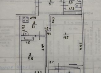 Продажа однокомнатной квартиры, 41 м2, посёлок городского типа Дагомыс, Батумское шоссе, 59