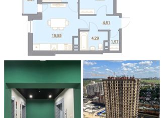 Продается двухкомнатная квартира, 54.6 м2, Ростовская область, Тибетская улица, 1Вс3