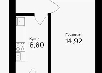 Продается однокомнатная квартира, 35.4 м2, Ярославль, ЖК Норские Резиденции