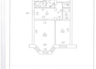 Продается комната, 86.7 м2, Осинники, улица Гагарина, 16