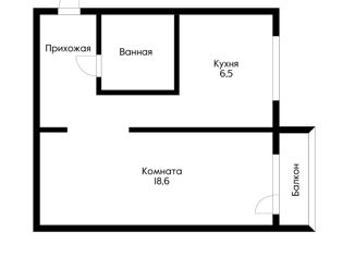 Продаю 1-комнатную квартиру, 31.1 м2, Краснодар, Выставочная улица, 1