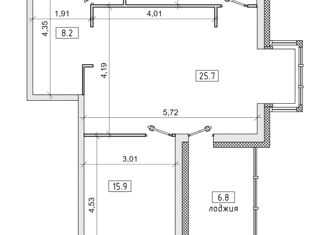 2-ком. квартира на продажу, 66.9 м2, Санкт-Петербург, метро Рыбацкое, Рыбацкий проспект, 18к2