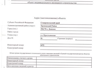 Дом на продажу, 47.2 м2, село Донское