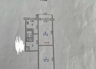 Продам 2-комнатную квартиру, 50.2 м2, Ивановская область, улица Маршала Жаворонкова, 38