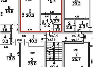 Продам однокомнатную квартиру, 44.8 м2, Лермонтов, улица Матвиенко, 9к3