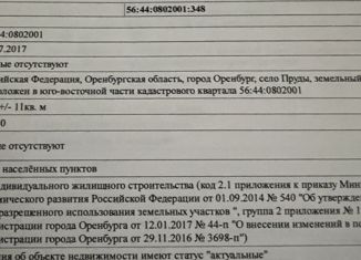 Участок на продажу, 10000 сот., село Пруды