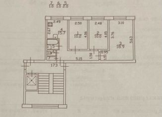 Продажа 3-комнатной квартиры, 58.8 м2, Санкт-Петербург, метро Улица Дыбенко, улица Подвойского, 33к2