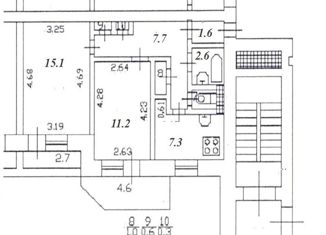 Продаю 2-комнатную квартиру, 48.4 м2, Кронштадт, улица Гидростроителей, 10