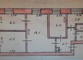 4-ком. квартира на продажу, 61.9 м2, Татарск, улица Пушкина, 96