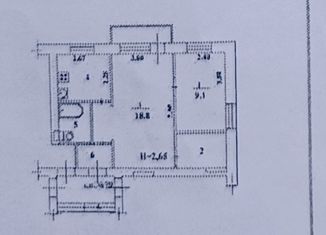 Продам 2-ком. квартиру, 43.6 м2, Волгоград, улица Германа Титова, 30, Краснооктябрьский район