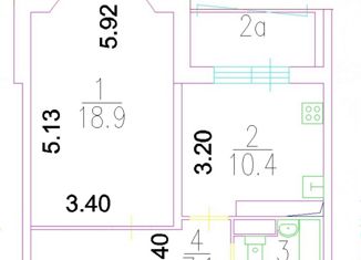 Продажа 1-комнатной квартиры, 39.9 м2, Москва, Лухмановская улица, 32, метро Лухмановская