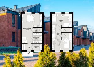 Продается таунхаус, 91.8 м2, посёлок Стрельна, Красносельское шоссе, 105к6