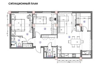 Продажа трехкомнатной квартиры, 80 м2, Сочи, Крымская улица, 89, микрорайон Мамайка