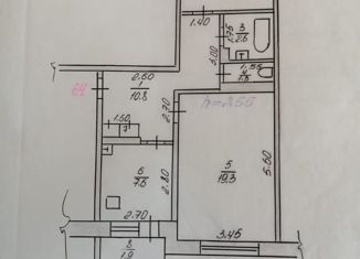 Продается двухкомнатная квартира, 53.8 м2, поселок городского типа Спирово, Речная улица, 4