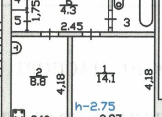 Однокомнатная квартира на продажу, 32.4 м2, Новый Уренгой, микрорайон Восточный, 1/2