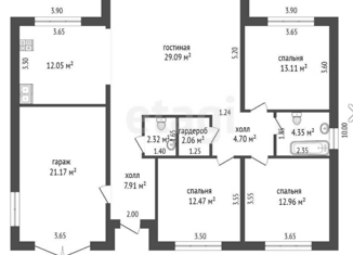 Продажа дома, 125 м2, деревня Ушакова, Рябиновая улица