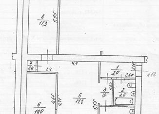 Продам трехкомнатную квартиру, 52.9 м2, Донецк, улица Станиславского, 19