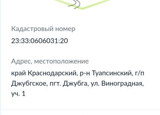 Участок на продажу, 10 сот., поселок городского типа Джубга, Морская улица