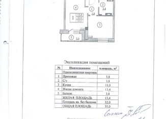 Продаю однокомнатную квартиру, 35 м2, Иркутская область, улица Коминтерна, 18А