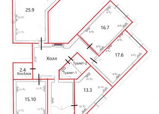 Продаю офис, 123 м2, Ленинградская область, посёлок Тельмана, 5