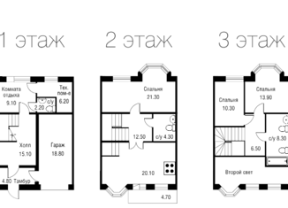 3-комнатная квартира на продажу, 158.1 м2, Санкт-Петербург, Коннолахтинский проспект, 55Б, метро Беговая