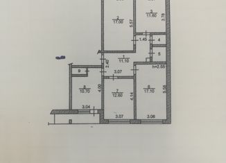 Продам четырехкомнатную квартиру, 95.4 м2, Чебоксары, проспект Ленина, 6А, Ленинский район