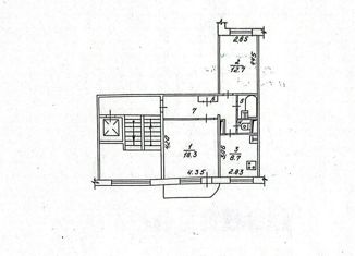 Продажа 2-комнатной квартиры, 54.3 м2, Новосибирск, Новосибирская улица, 19, Ленинский район