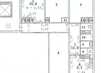 Продаю комнату, 70 м2, Екатеринбург, улица Хохрякова, 102, Ленинский район