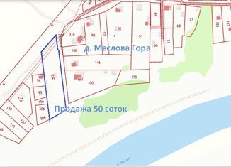 Продам земельный участок, 50 сот., деревня Маслова Гора