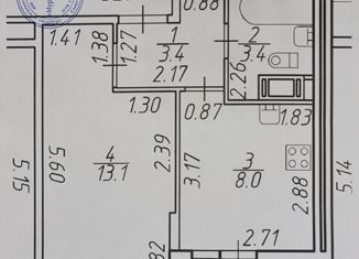 Продам 1-ком. квартиру, 27.9 м2, Мурино, Воронцовский бульвар, ЖК Краски Лета