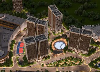 Трехкомнатная квартира на продажу, 86 м2, посёлок городского типа Дагомыс, ЖК Аллея Парк, Батумское шоссе, 28Ак1