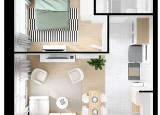 Продам 2-ком. квартиру, 44.3 м2, Москва, Кольская улица, 8к2, Кольская улица