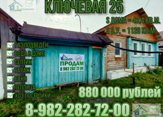Продажа дома, 43.4 м2, Катав-Ивановск, Ключевая улица, 25