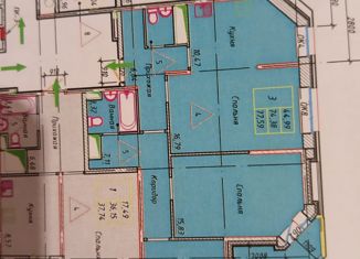 Продается 3-комнатная квартира, 77 м2, Троицк, улица Текстильщиков, 3к3