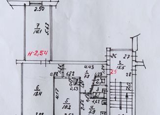 Продам 3-комнатную квартиру, 60.6 м2, Краснодар, улица Авиагородок, 24, микрорайон Авиагородок
