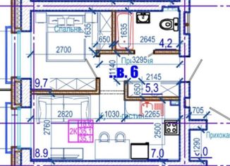 Продаю двухкомнатную квартиру, 35.3 м2, Красноярск, улица Партизана Железняка, 48Ж, ЖК Скандис